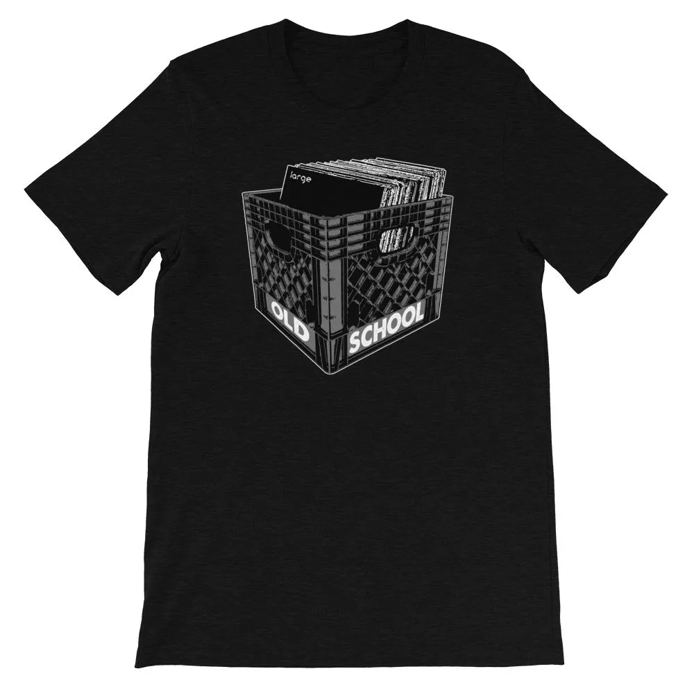 Back to Old School Large Music Unisex T-Shirt (Short-Sleeve)