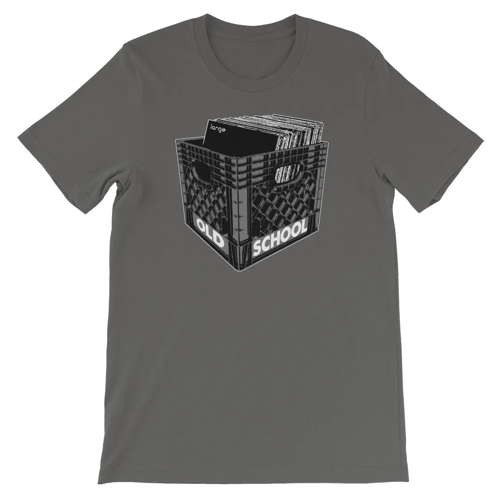 Back to Old School Large Music Unisex T-Shirt (Short-Sleeve)