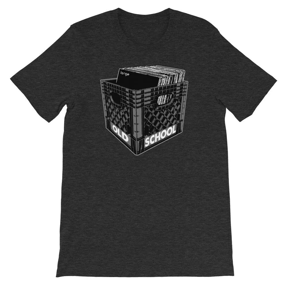 Back to Old School Large Music Unisex T-Shirt (Short-Sleeve)