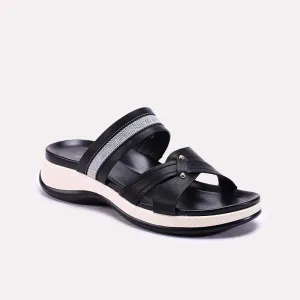Black Soft Casual Slippers 0413189