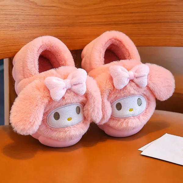 Children's Cartoon Plush Slippers