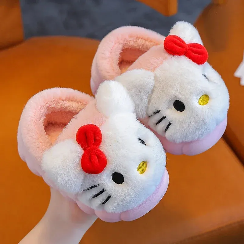Children's Cartoon Plush Slippers