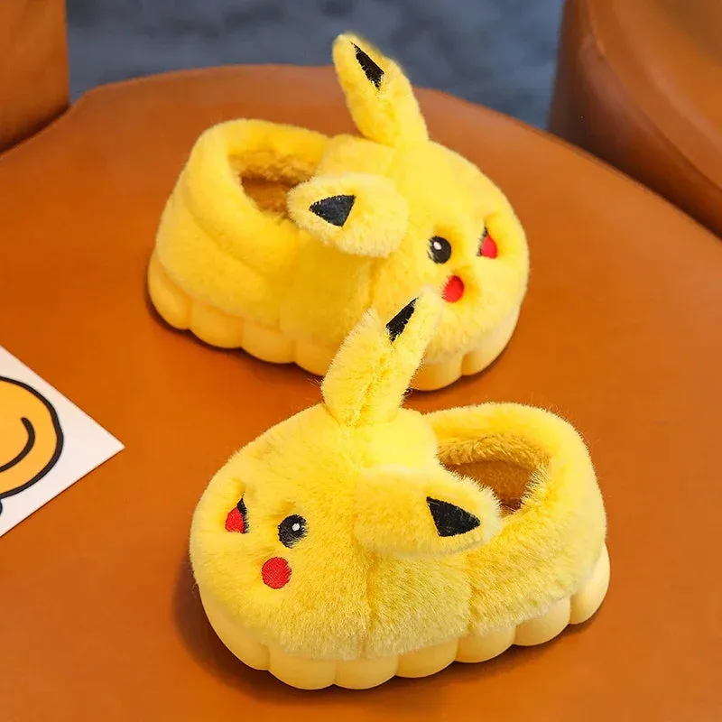 Children's Cartoon Plush Slippers