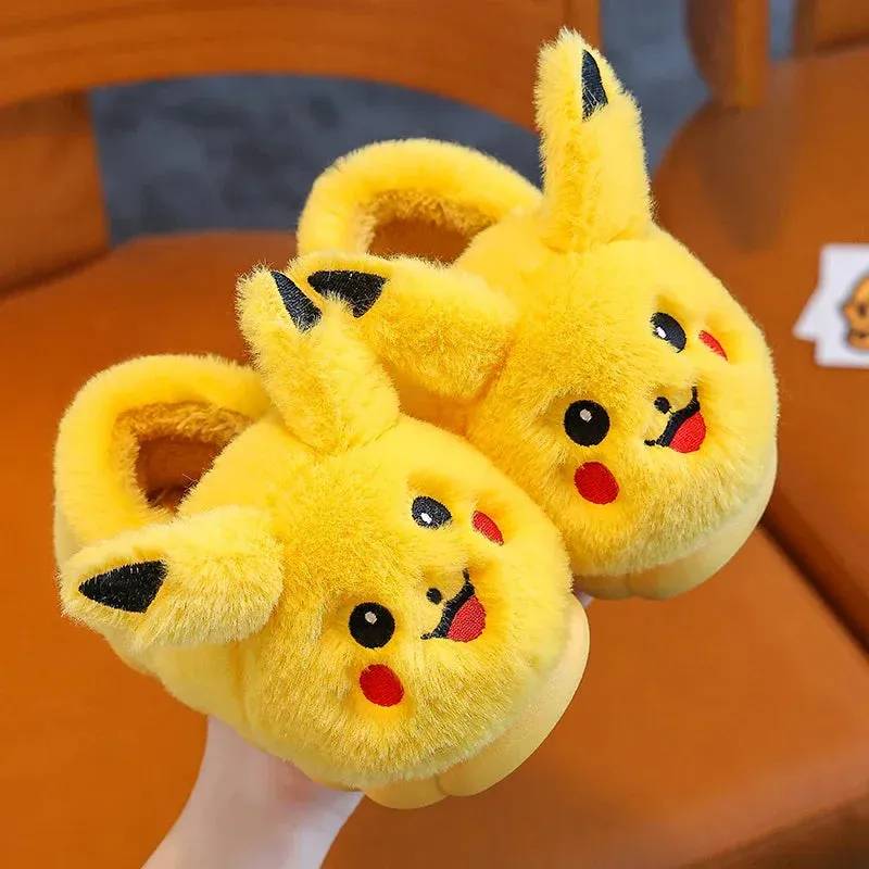 Children's Cartoon Plush Slippers