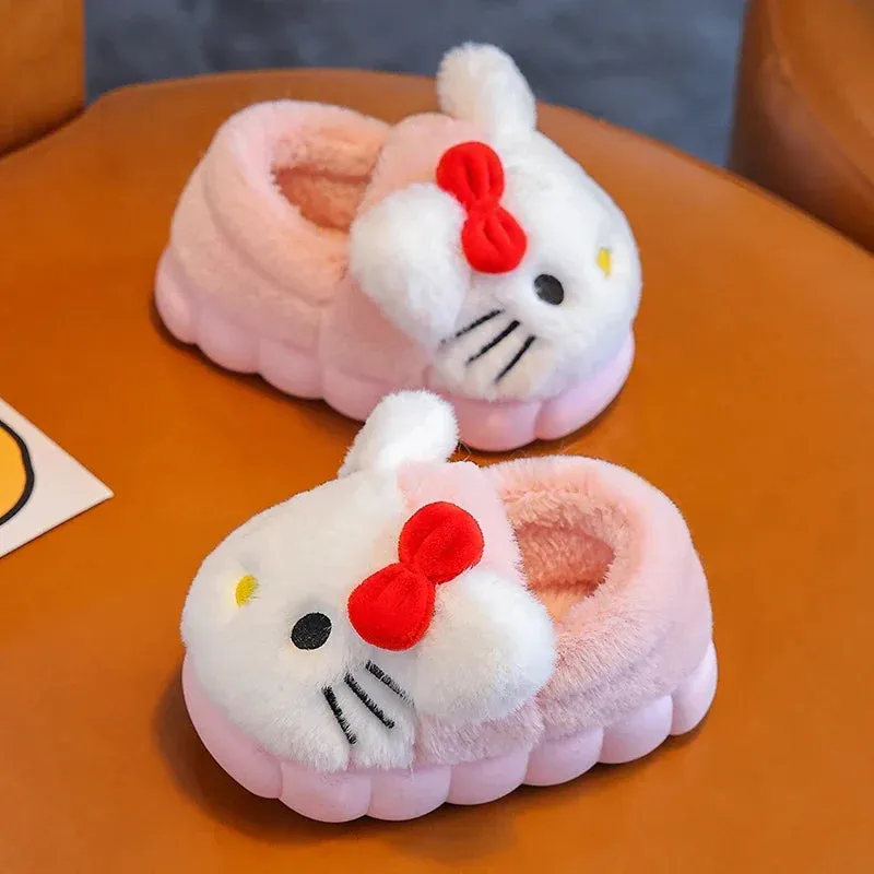 Children's Cartoon Plush Slippers