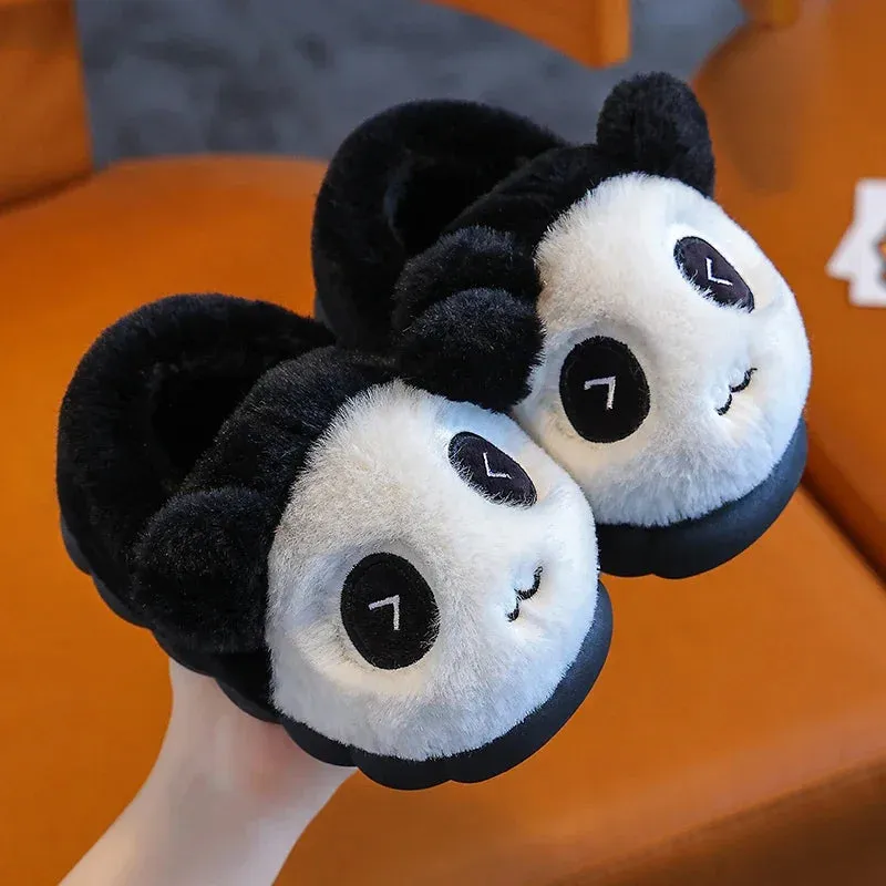 Children's Cartoon Plush Slippers