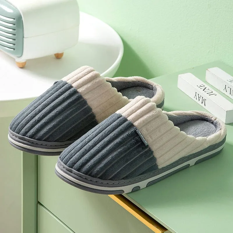 Contrast Color Home Indoor Slippers