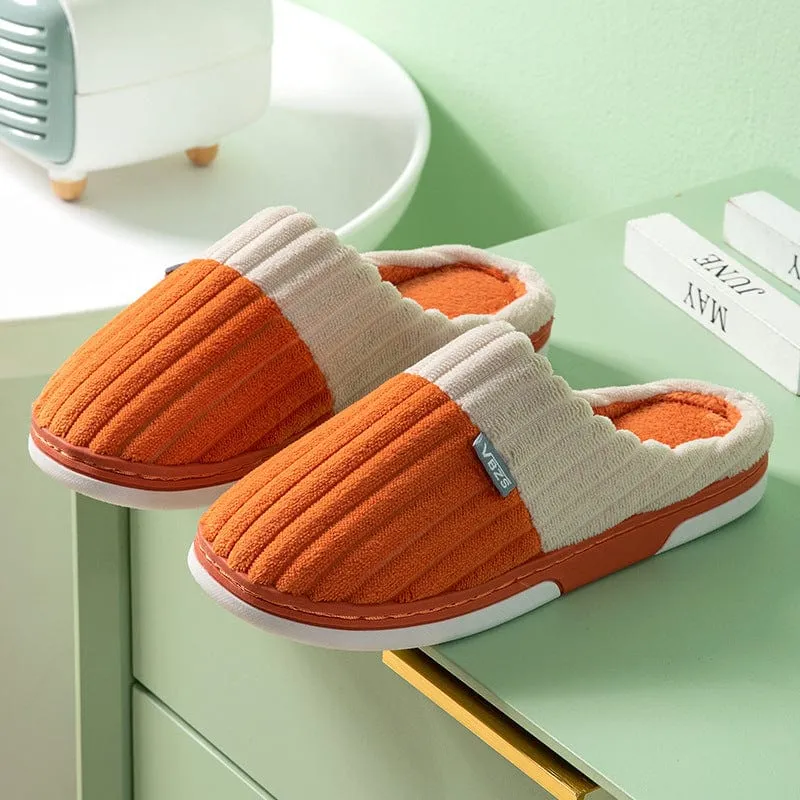 Contrast Color Home Indoor Slippers