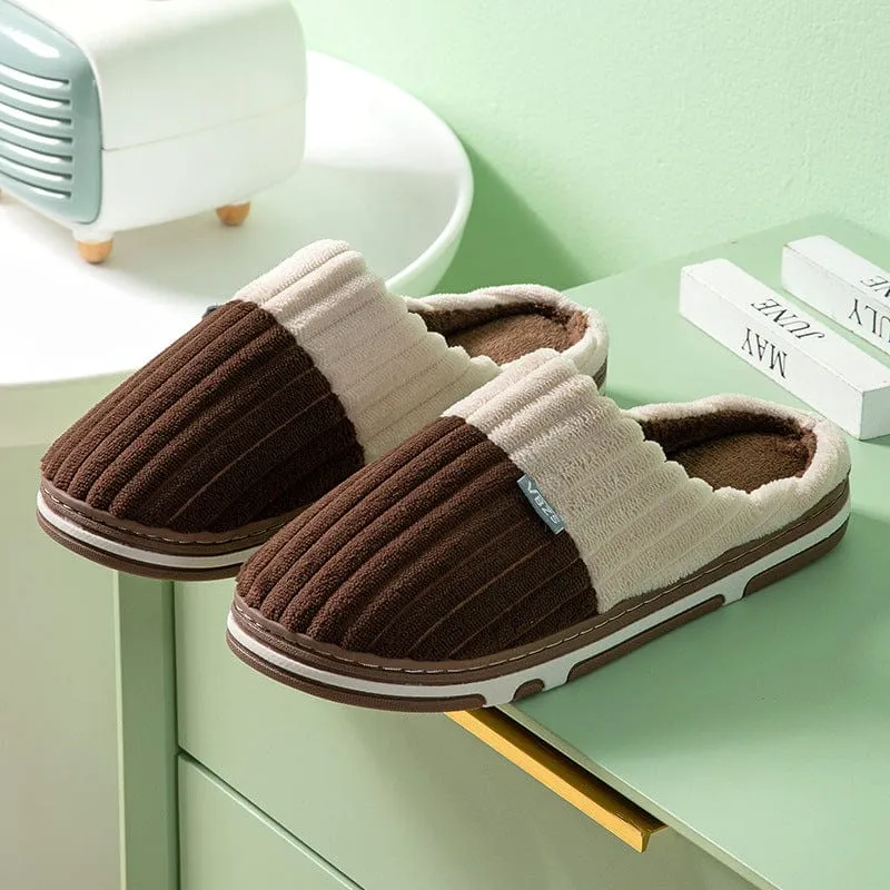 Contrast Color Home Indoor Slippers