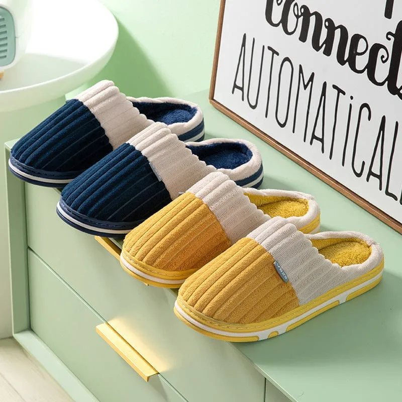 Contrast Color Home Indoor Slippers