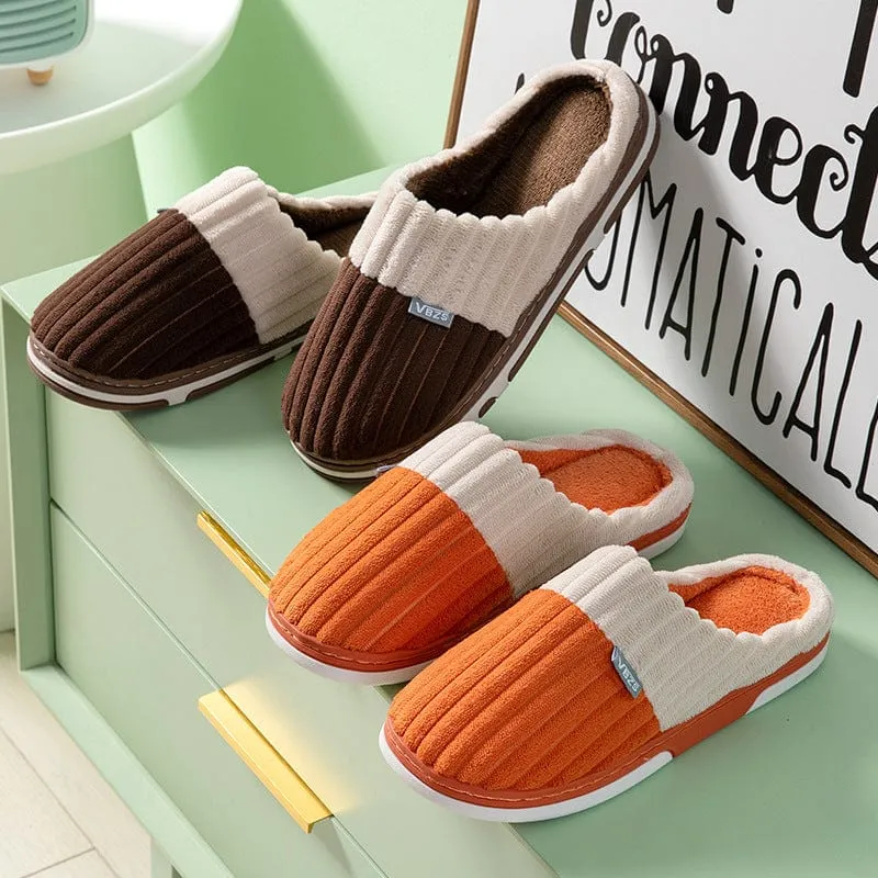Contrast Color Home Indoor Slippers