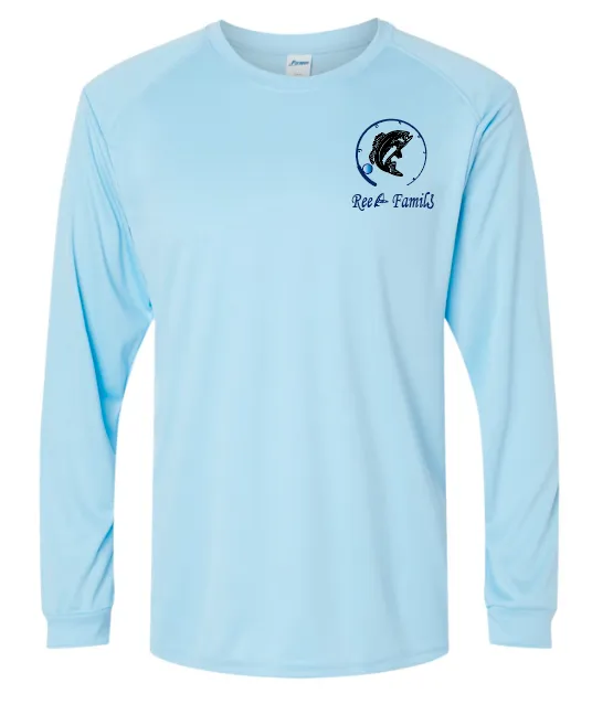 CUSTOM  Fishing Long Sleeve Tee Shirts Dri fit with SPF Personalized