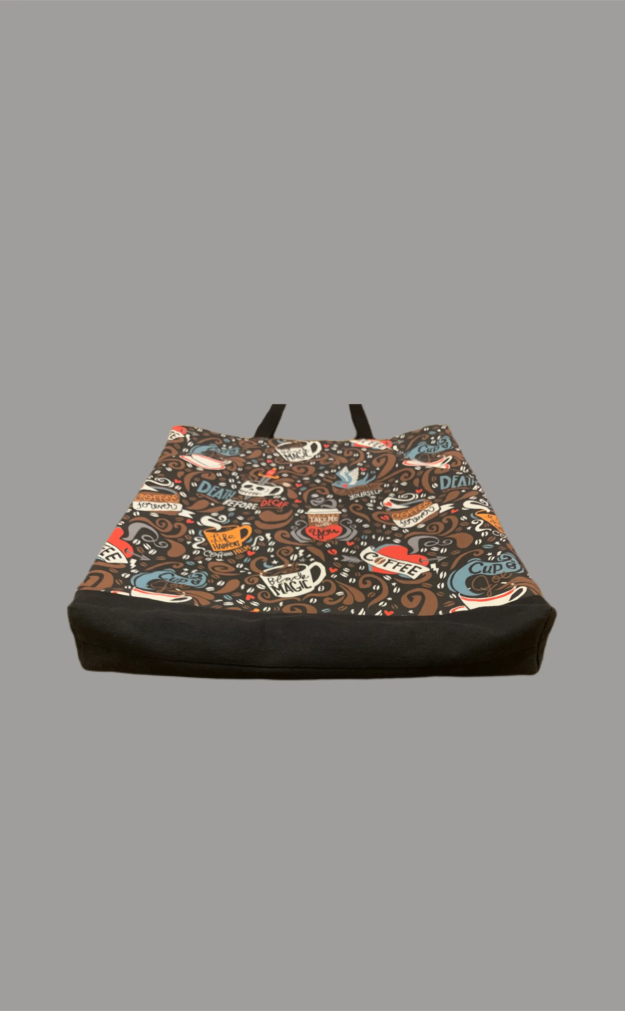 Death Before Decaf Tote Bag
