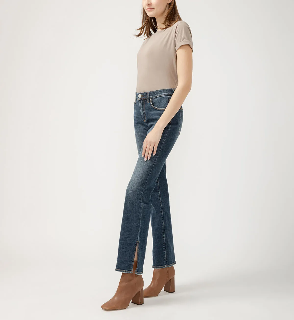 Eloise Mid Rise Bootcut - Rosier Blue