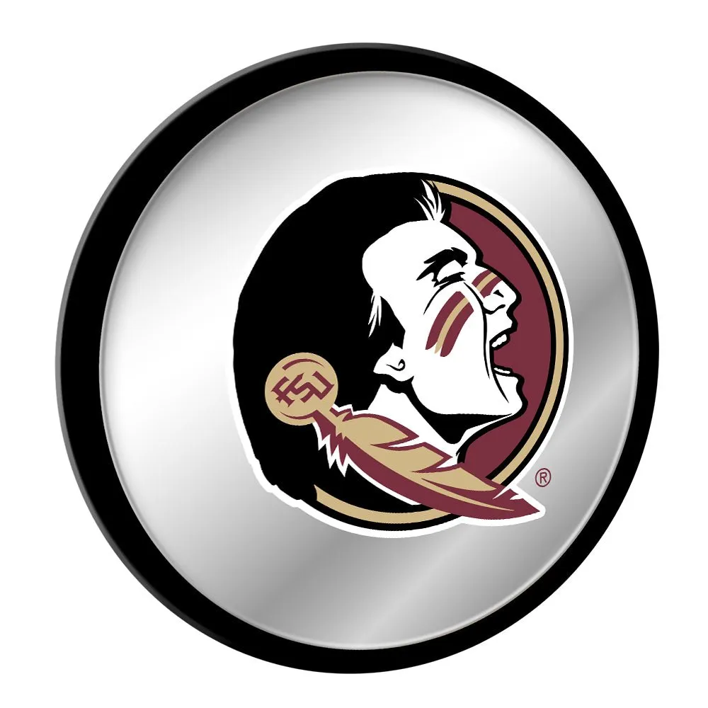 Florida State Seminoles: Modern Disc Mirrored Wall Sign