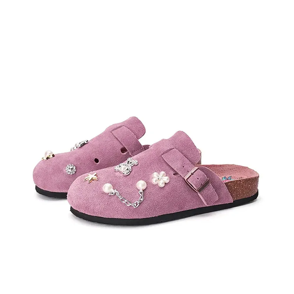 Joy & Mario Women's Wrap toe Slippers