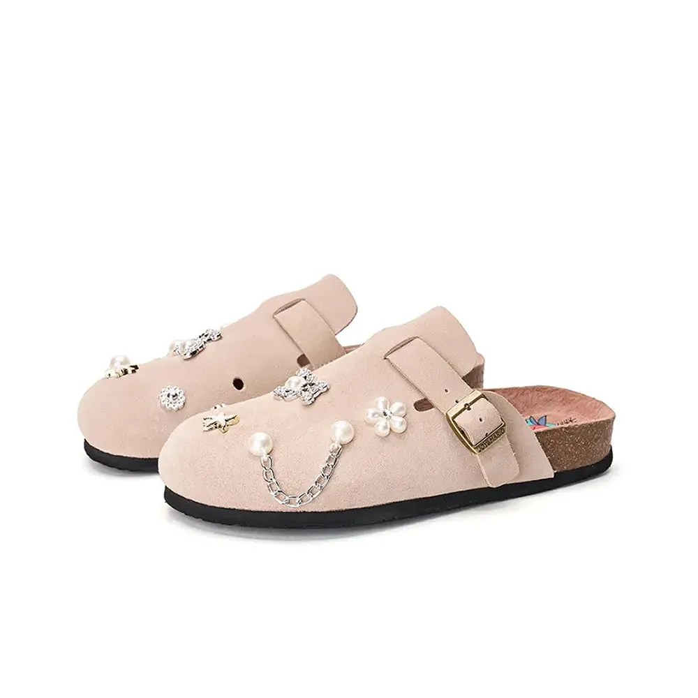 Joy & Mario Women's Wrap toe Slippers