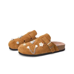 Joy & Mario Women's Wrap toe Slippers
