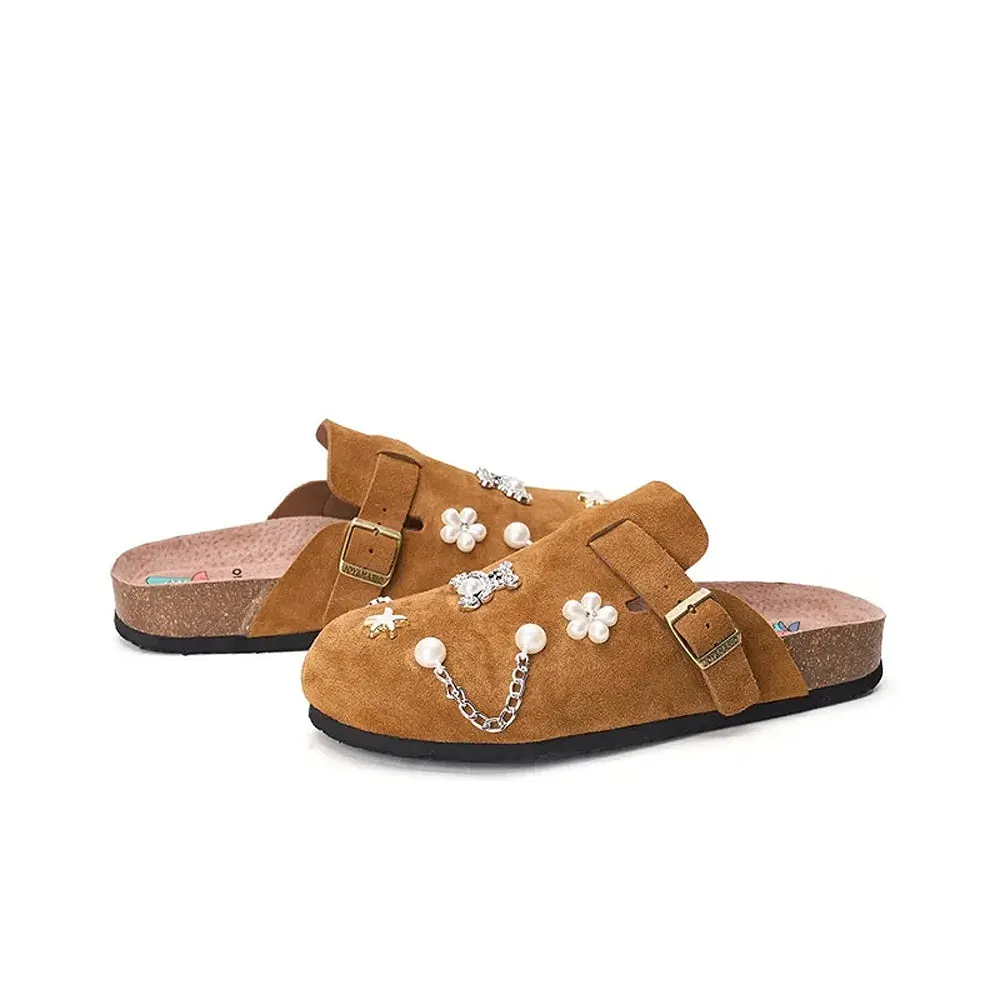 Joy & Mario Women's Wrap toe Slippers