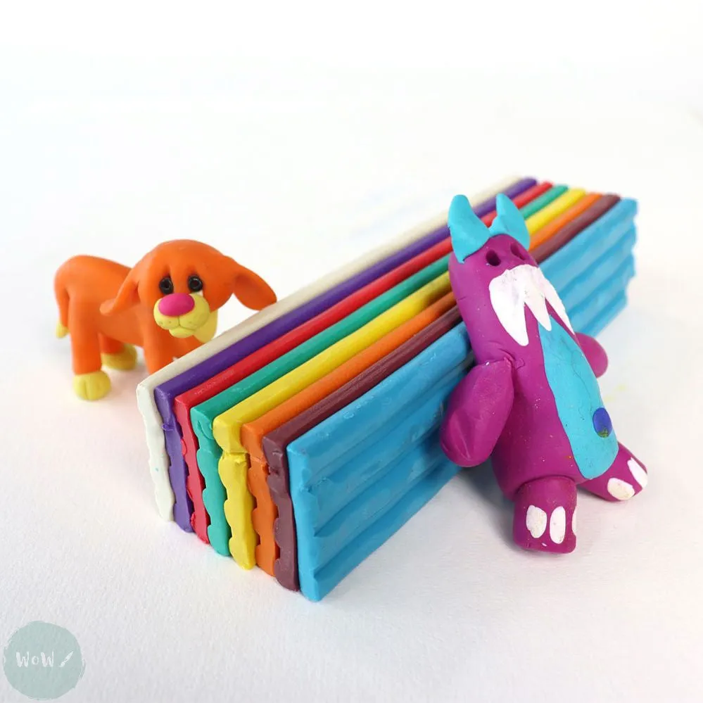 Modelling Clay- Specialist - SPECTRUM CLAY - 500g - RAINBOW (8 colours)