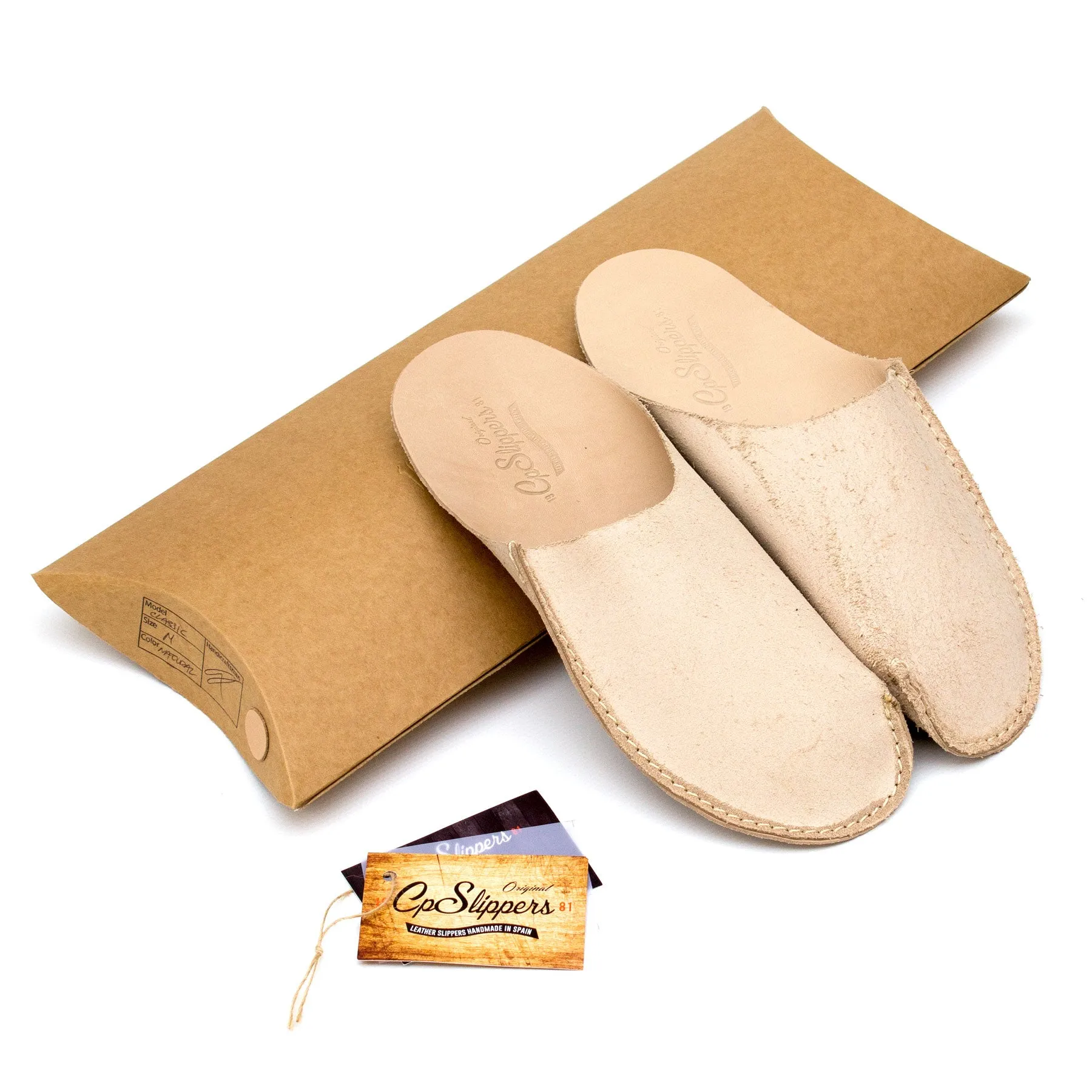 Natural CP Slippers Minimalist