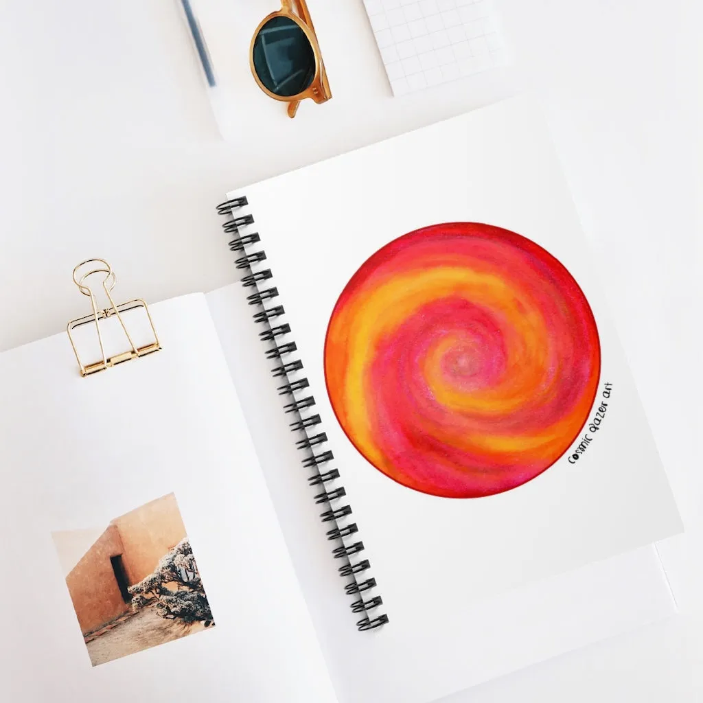 Pele Fire Spiral Notebook - Ruled Line