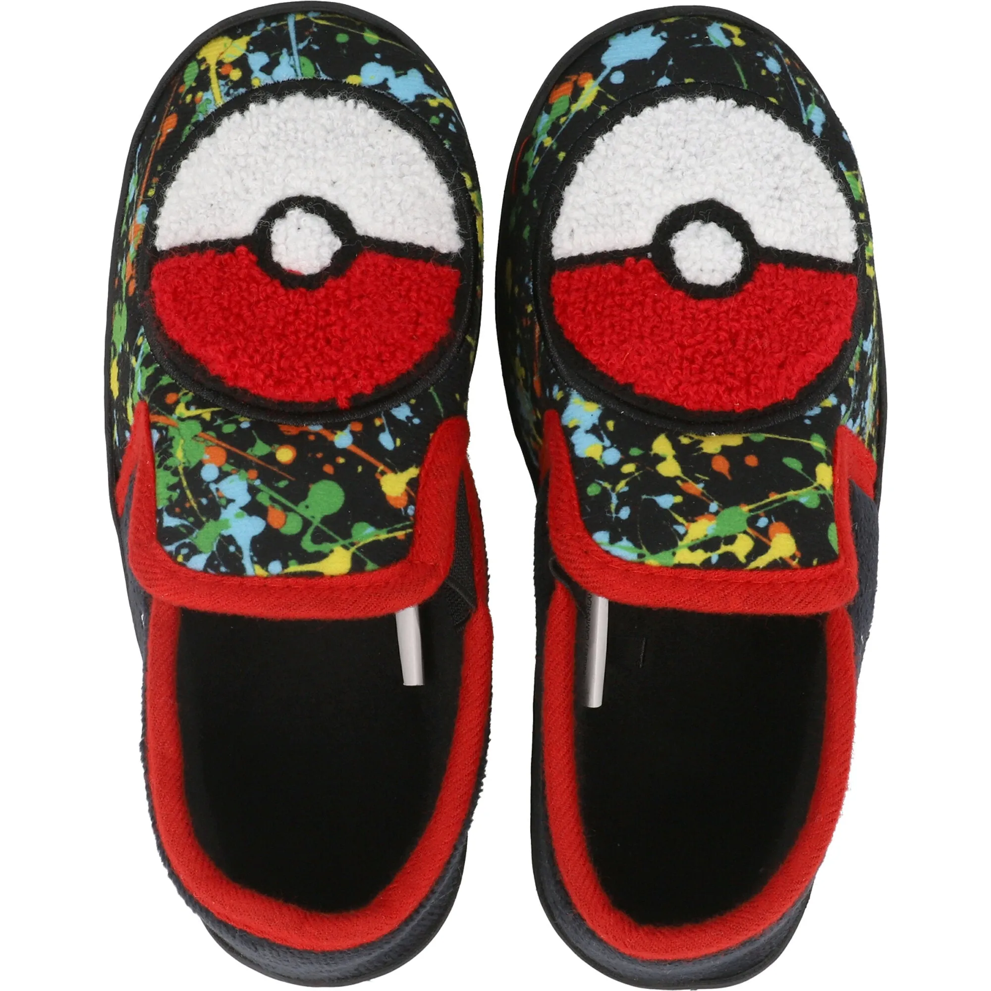 Pokemon Grayson Pokeball Boucle Black Kids Slippers
