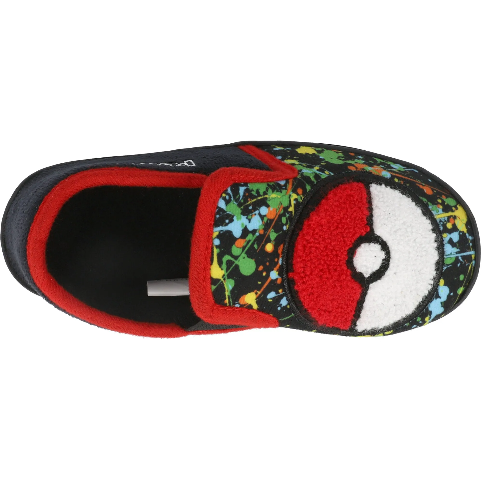 Pokemon Grayson Pokeball Boucle Black Kids Slippers