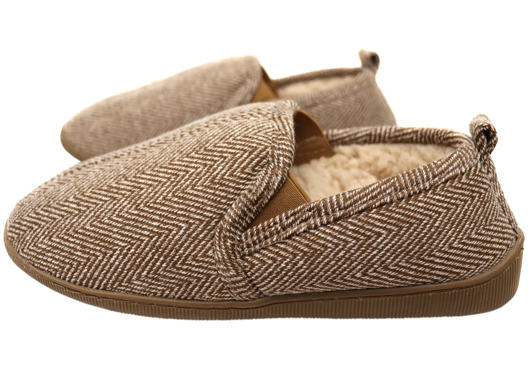 Scholl Orthaheel Gary Mens Comfortable Supportive Indoor Slippers