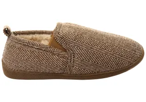 Scholl Orthaheel Gary Mens Comfortable Supportive Indoor Slippers
