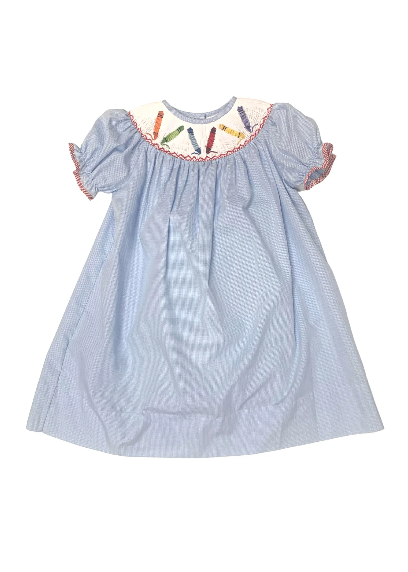 School Days Smocked Bishop Dress