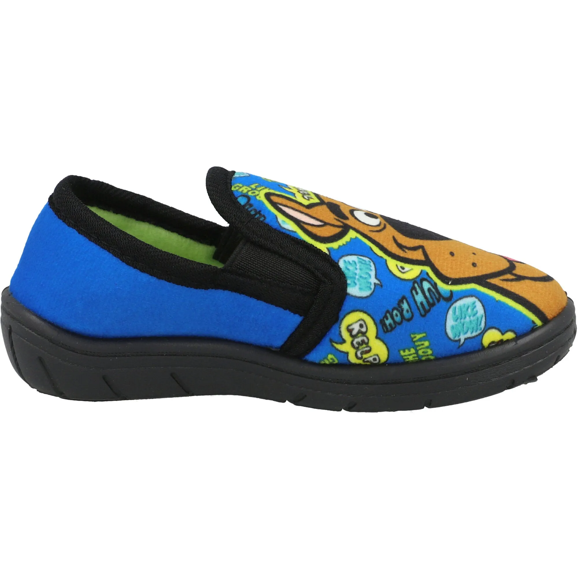 Scooby-Doo Blue Kids Slippers with Scooby Graphic