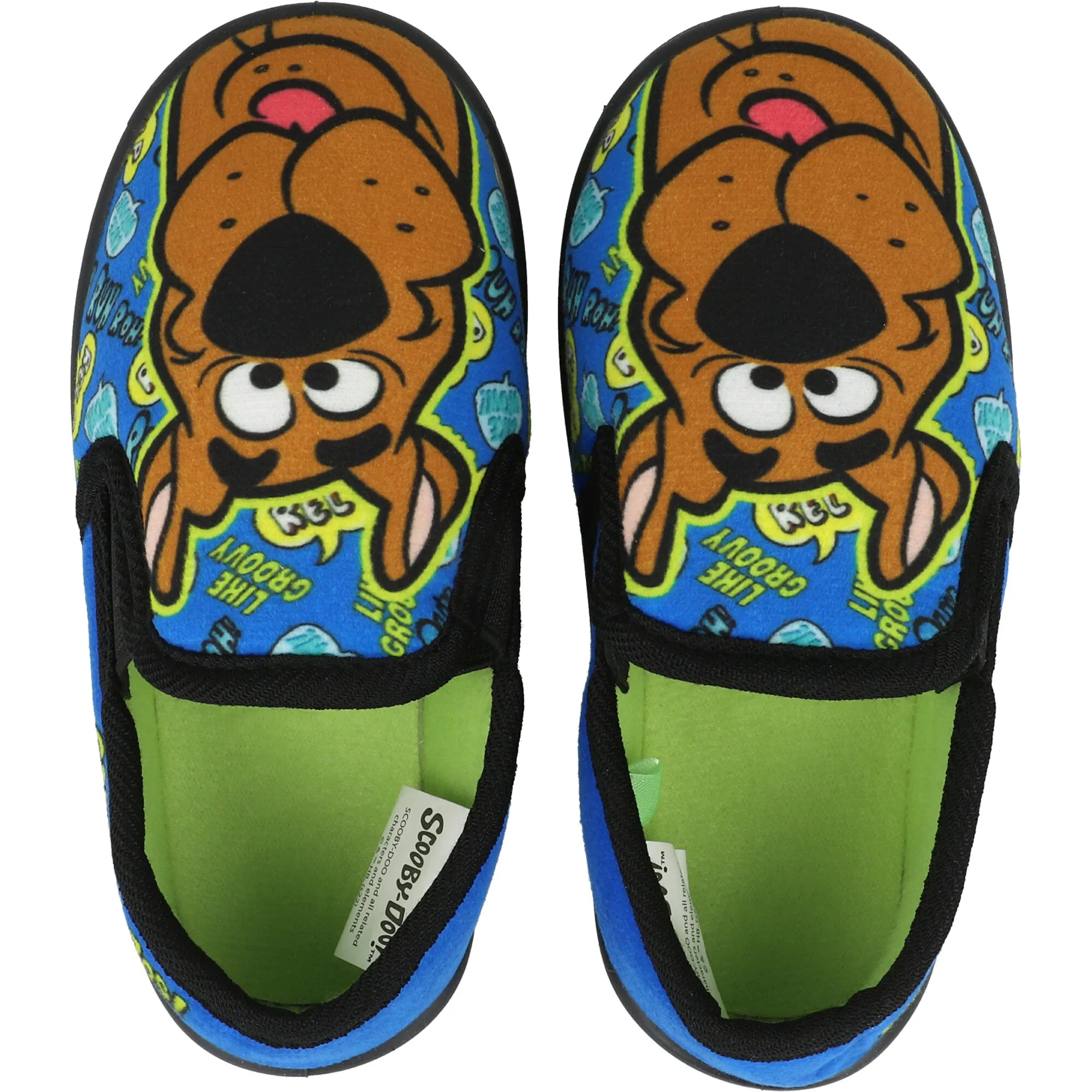 Scooby-Doo Blue Kids Slippers with Scooby Graphic