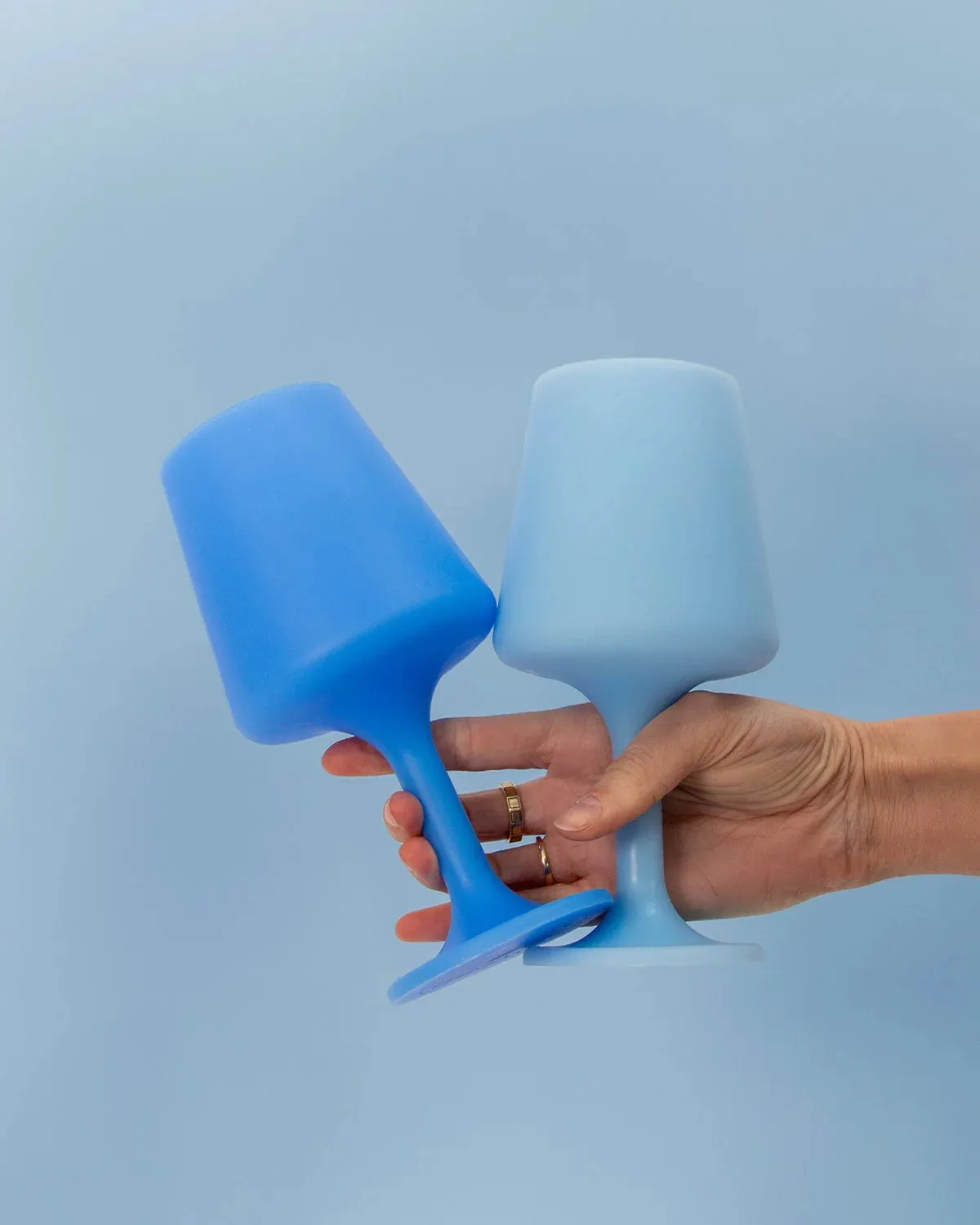 Sky   Kingfisher | Swepp | Silicone Unbreakable Wine Glasses