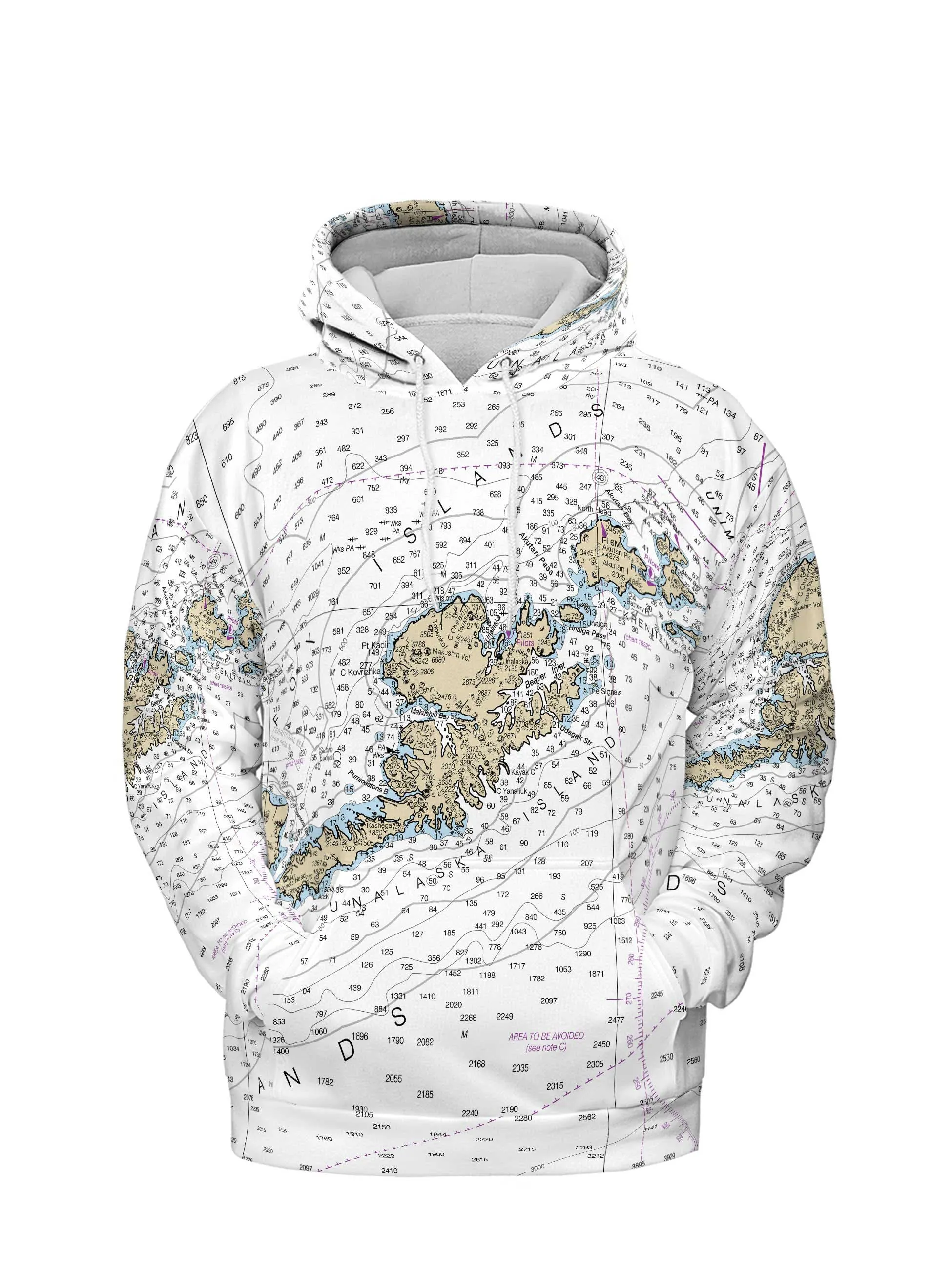 The Unalaska Island Lightweight Hoodie Sweatshirt