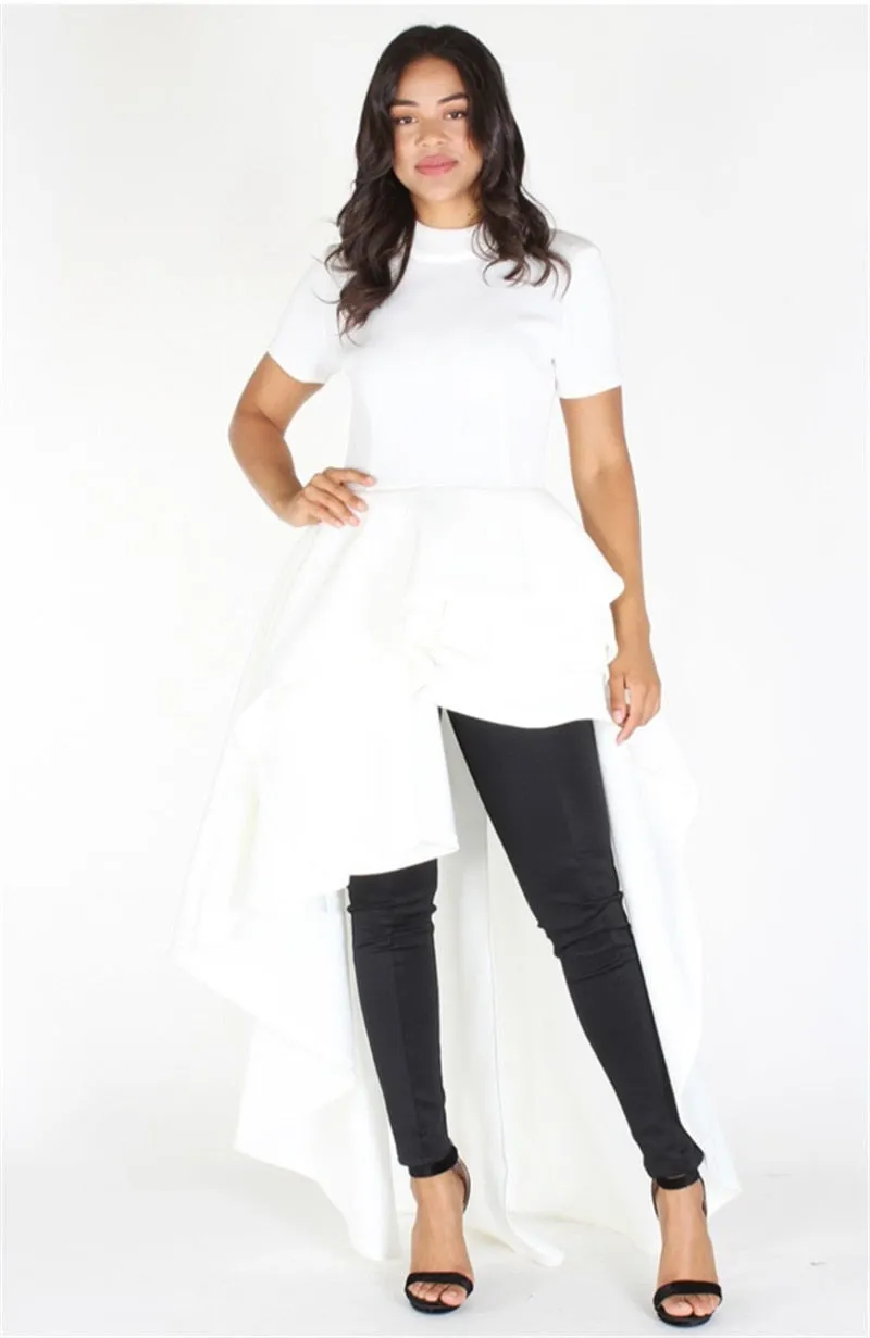 Vivian Vintage Asymmetrical Classic Elegant Dress