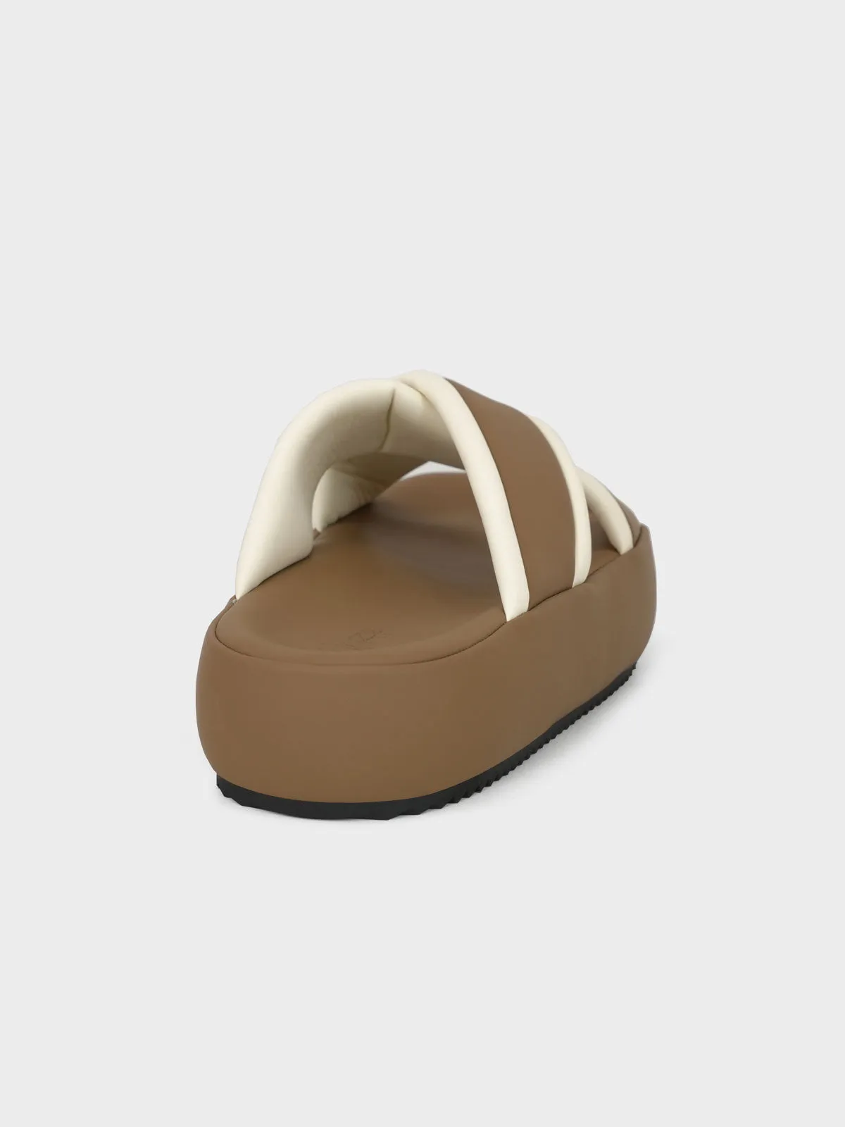 Womens "BOWIE" Cross Over Design Slippers