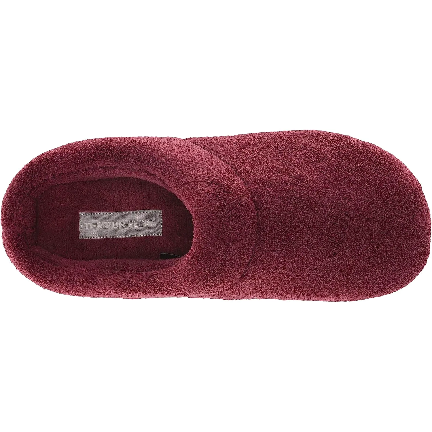 Women's Tempur-Pedic Windsock Burgundy Terry Cloth